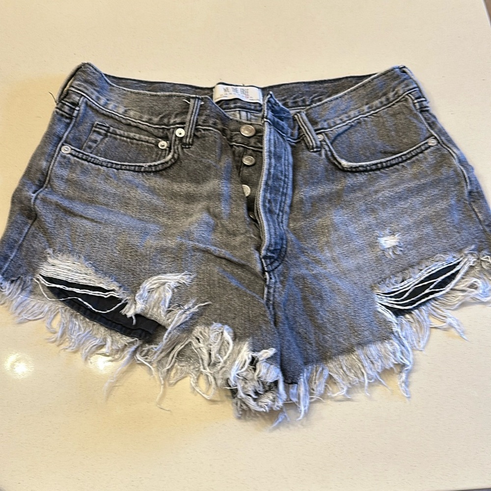 Free People Jean Shorts